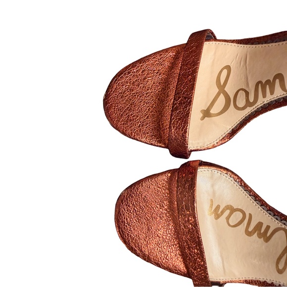 Sam Edelman Metallic Copper Heels - Picture 10 of 11